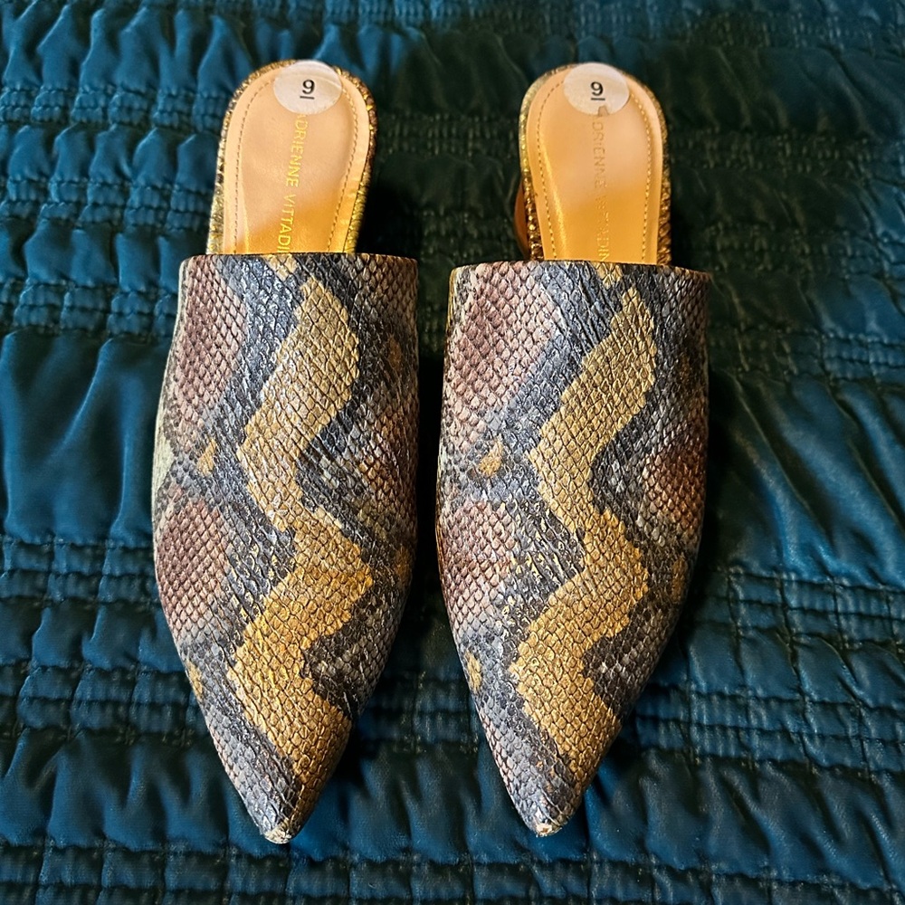 Cute pointed toe mules